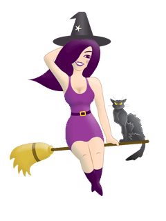 The Purple Minxy Witch A logo of the Purple Minxy Witch aka Nikki Stephens